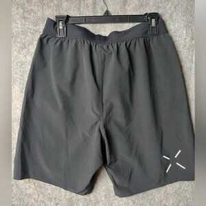 Ten Thousand Interval Short Mens Size Medium 9" Black Lined athletic shorts